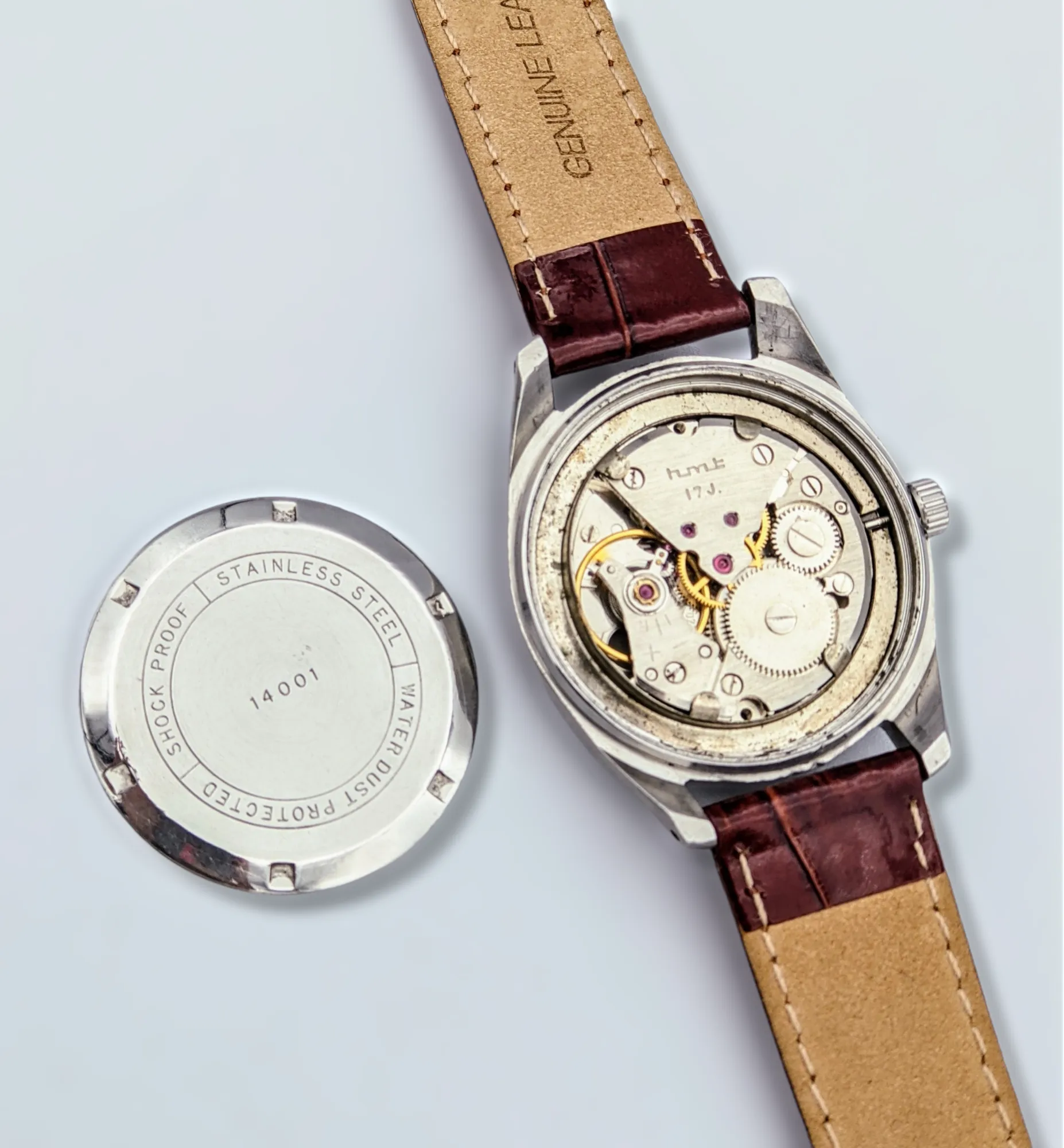 Janata Watch Roman & Arabic Numerals 17 Jewels Cal. 0231 Wristwatch