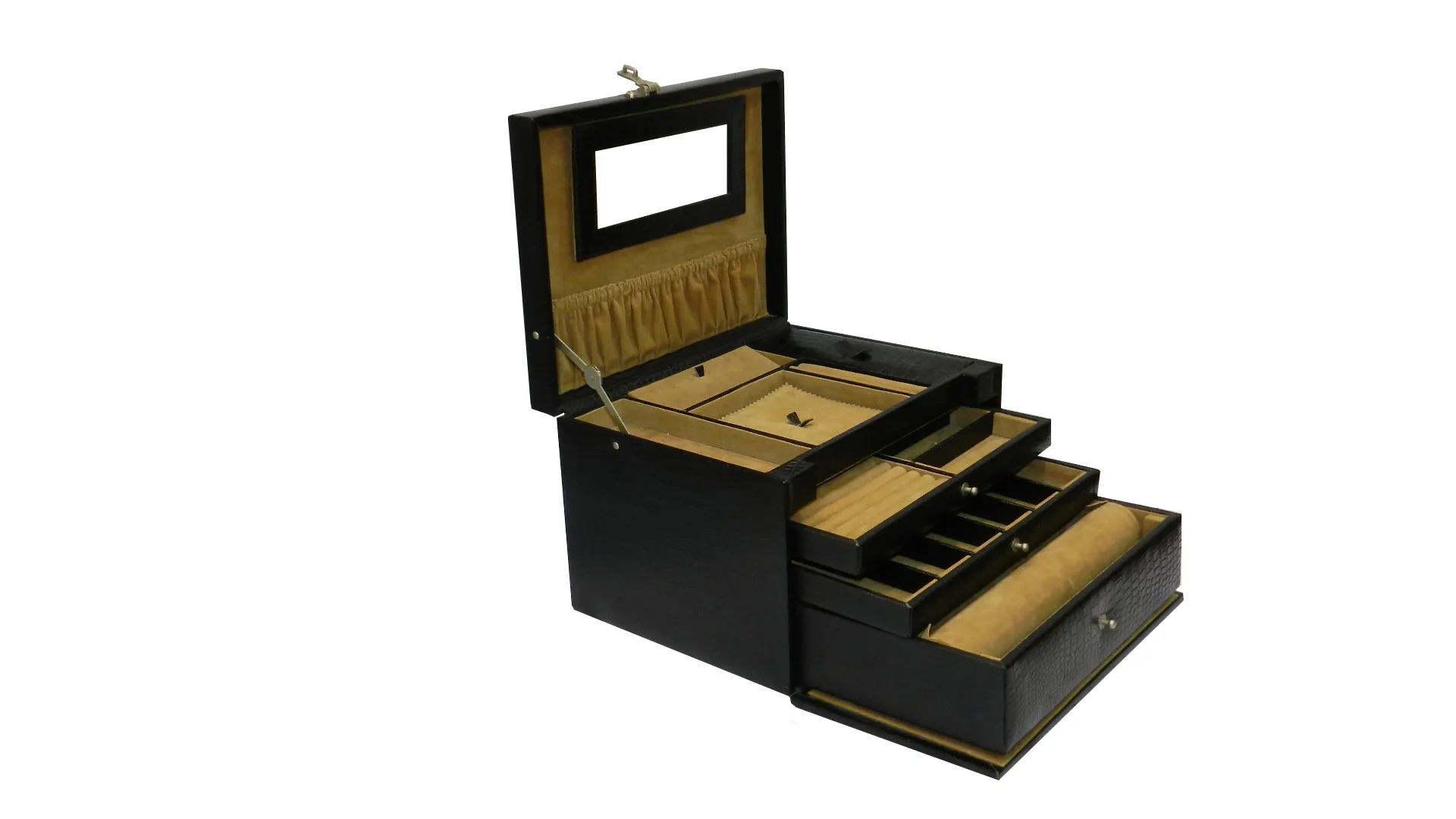 Jewelry   Watch Box Genuine Leather Multipurpose Medium Size M-JB BB