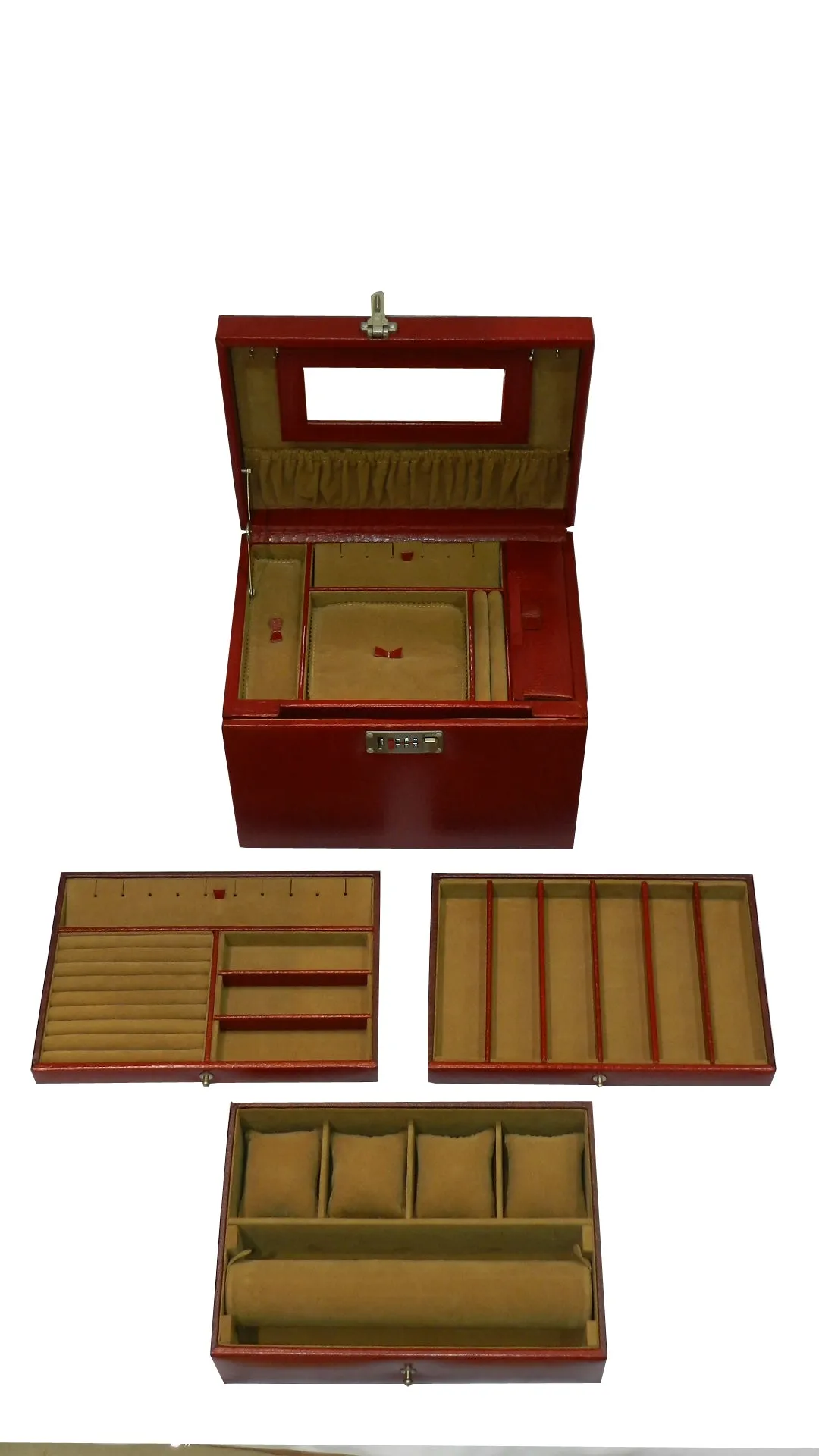 Jewelry   Watch Box Genuine Leather Multipurpose Medium Size M-JB BB