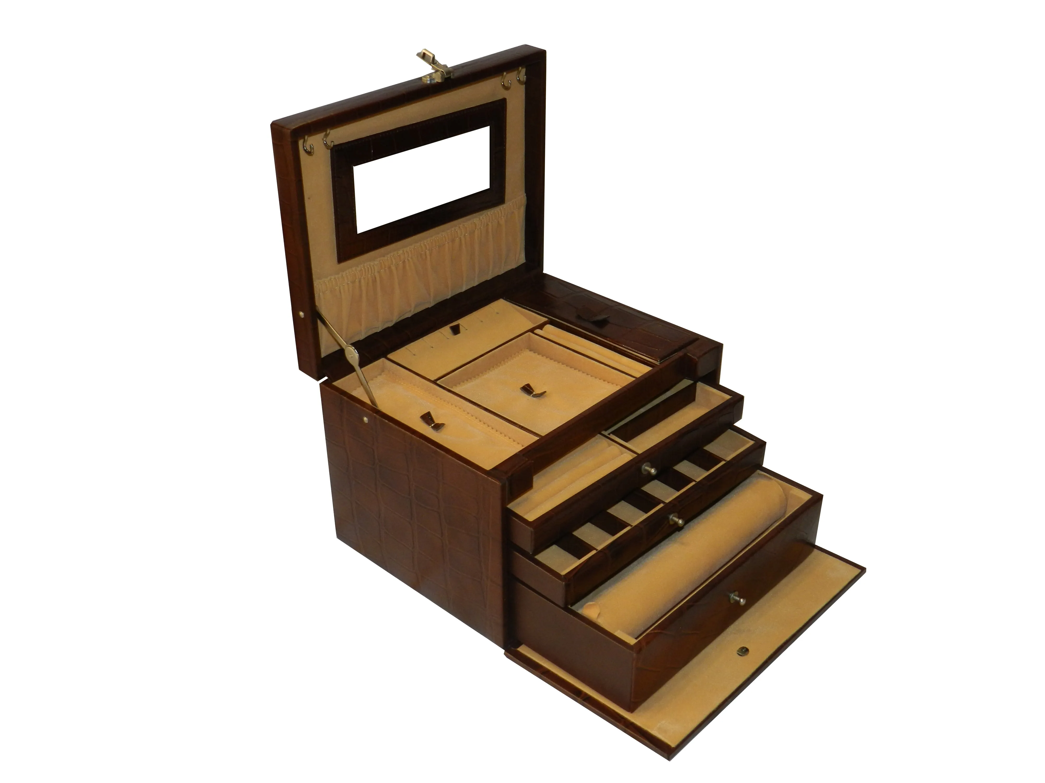 Jewelry   Watch Box Genuine Leather Multipurpose Medium Size M-JB BB