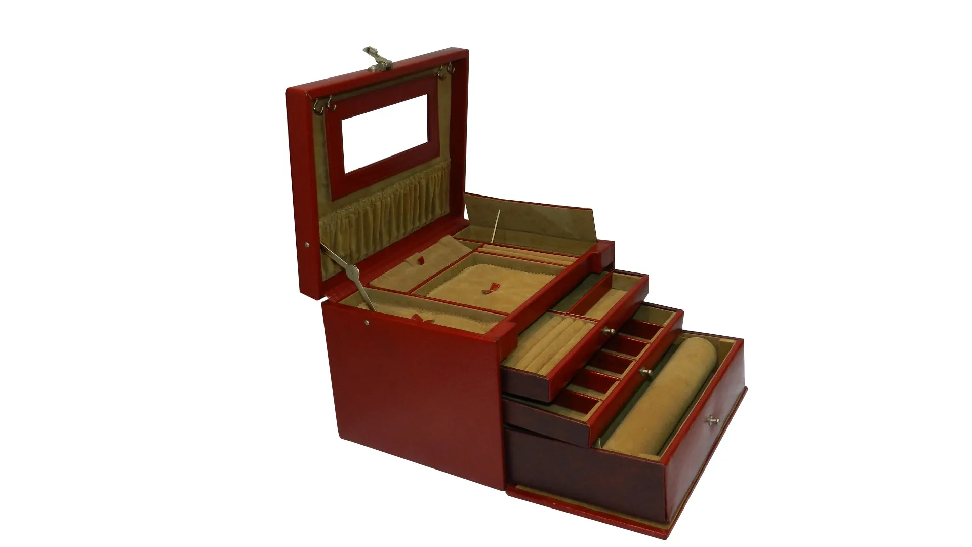 Jewelry   Watch Box Genuine Leather Multipurpose Medium Size M-JB BB
