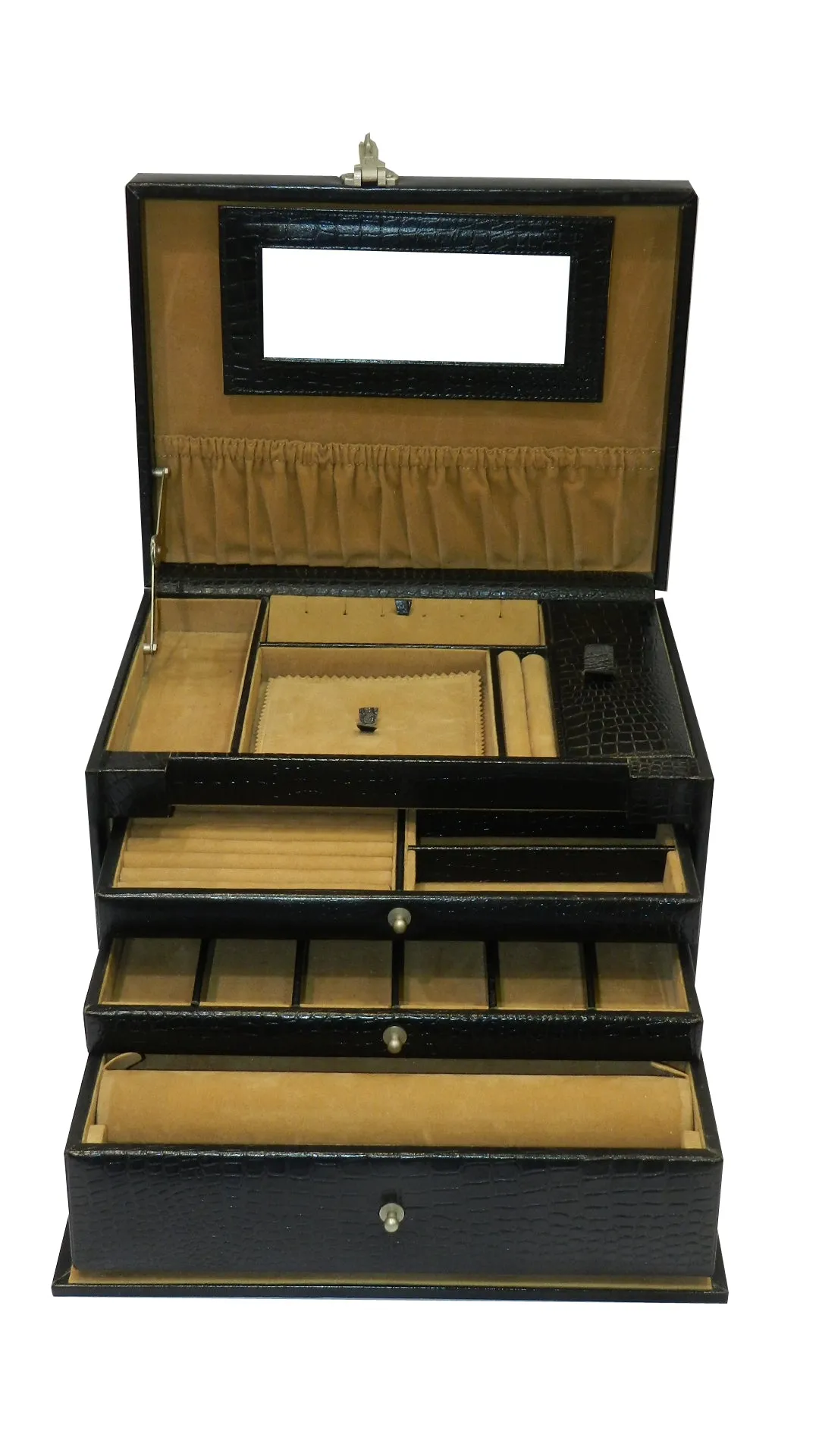 Jewelry   Watch Box Genuine Leather Multipurpose Medium Size M-JB BB