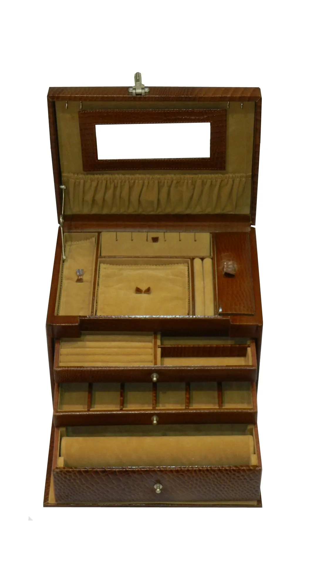 Jewelry   Watch Box Genuine Leather Multipurpose Medium Size M-JB BB