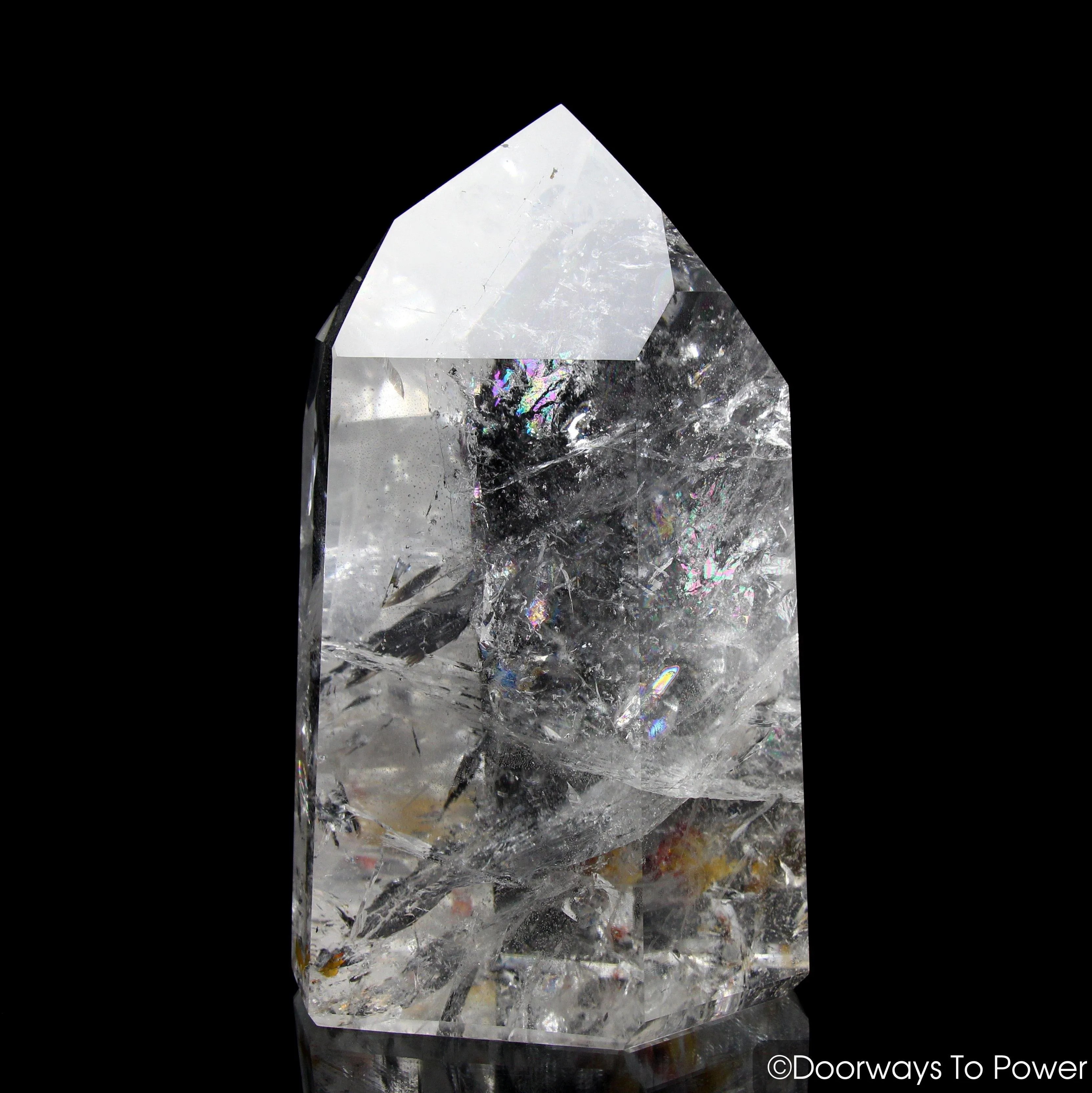 John of God Crystal Point Temple Heart Dow Master Crystal 'Working Wonders' Museum Quality