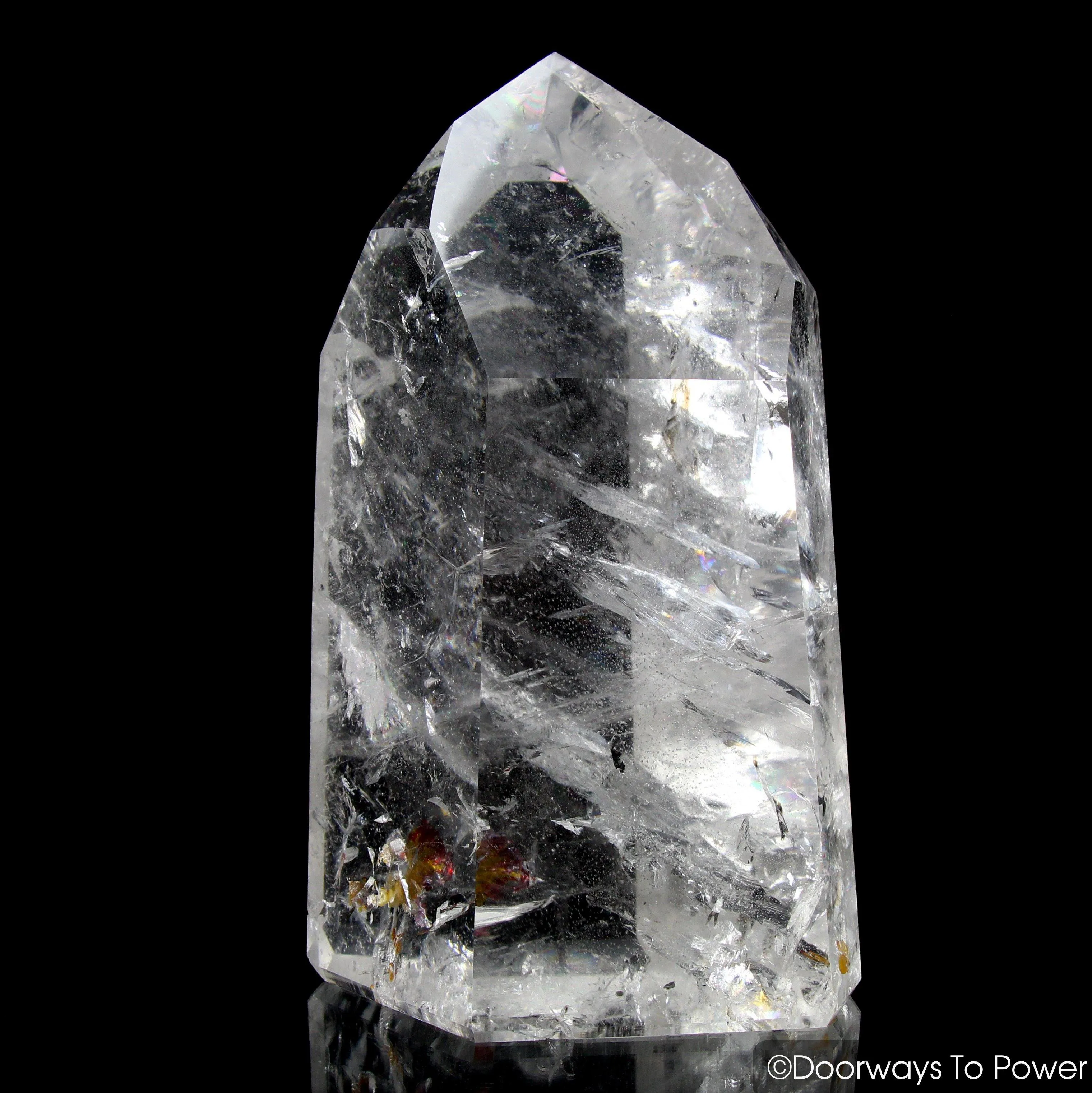 John of God Crystal Point Temple Heart Dow Master Crystal 'Working Wonders' Museum Quality