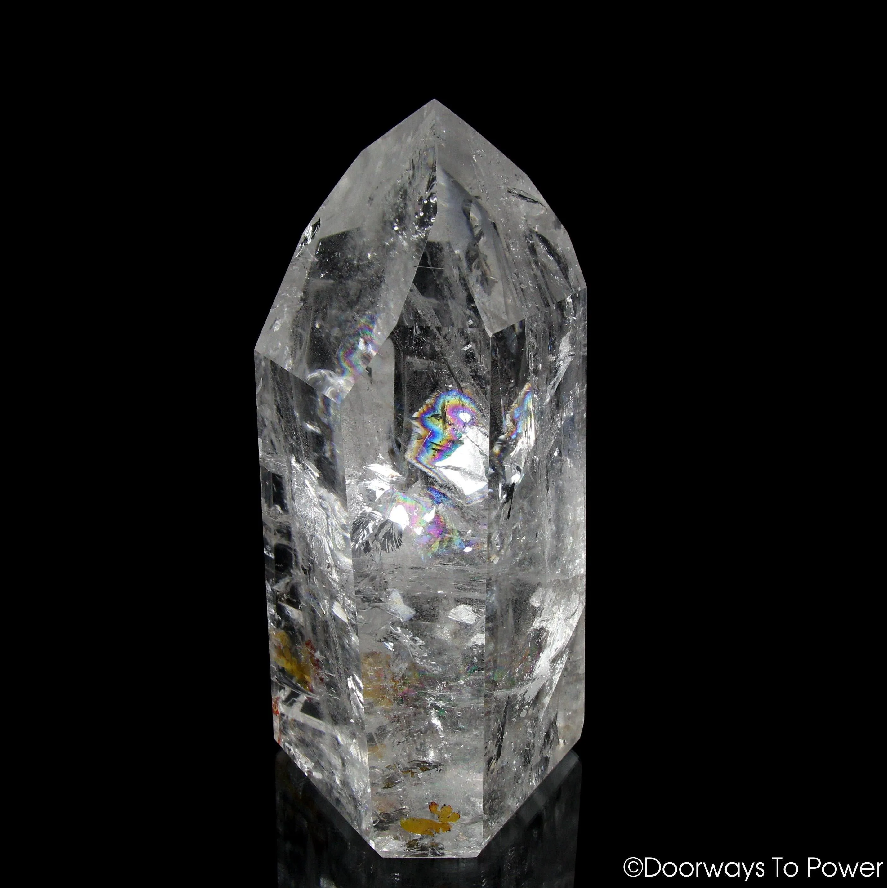 John of God Crystal Point Temple Heart Dow Master Crystal 'Working Wonders' Museum Quality