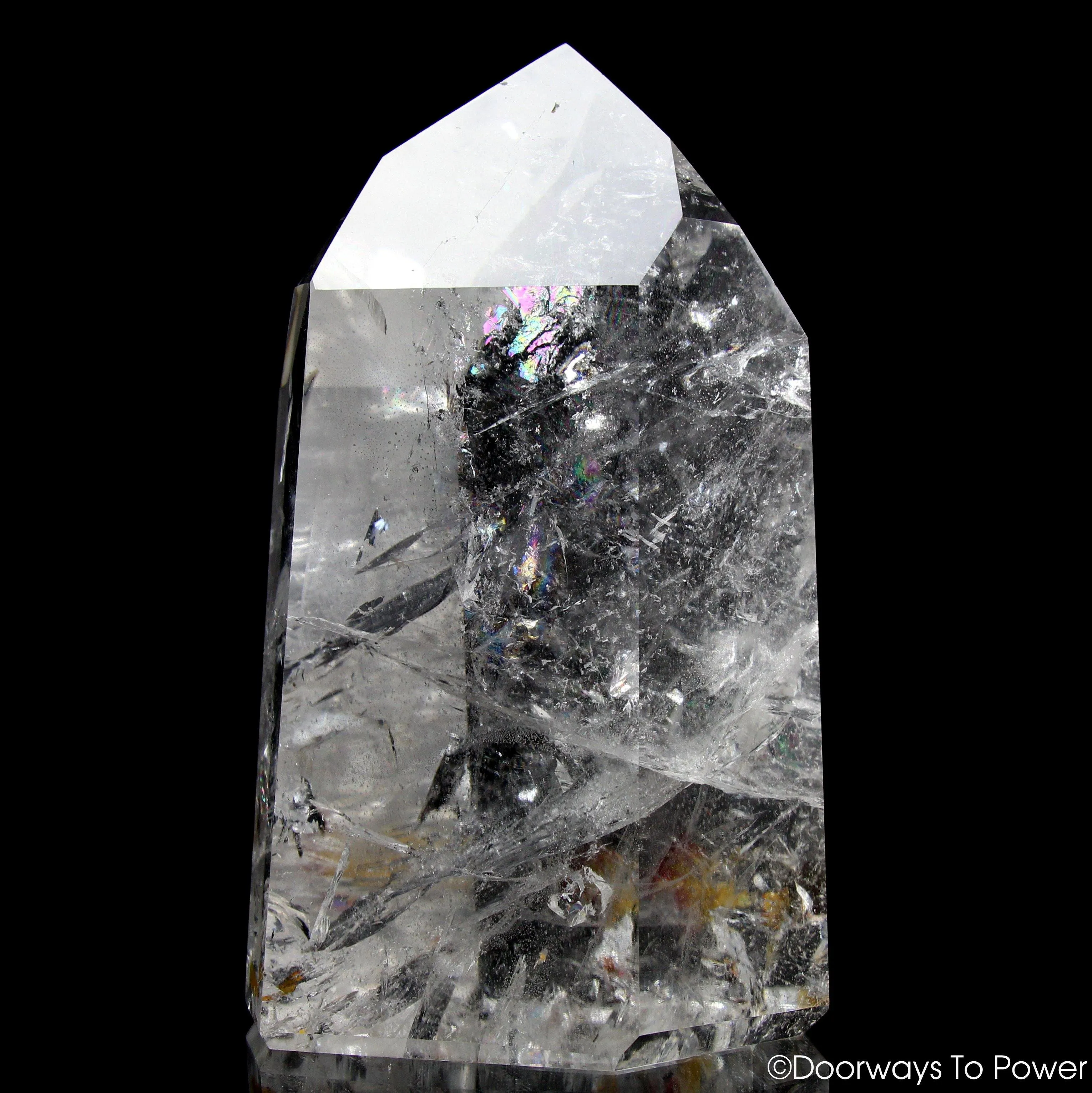 John of God Crystal Point Temple Heart Dow Master Crystal 'Working Wonders' Museum Quality