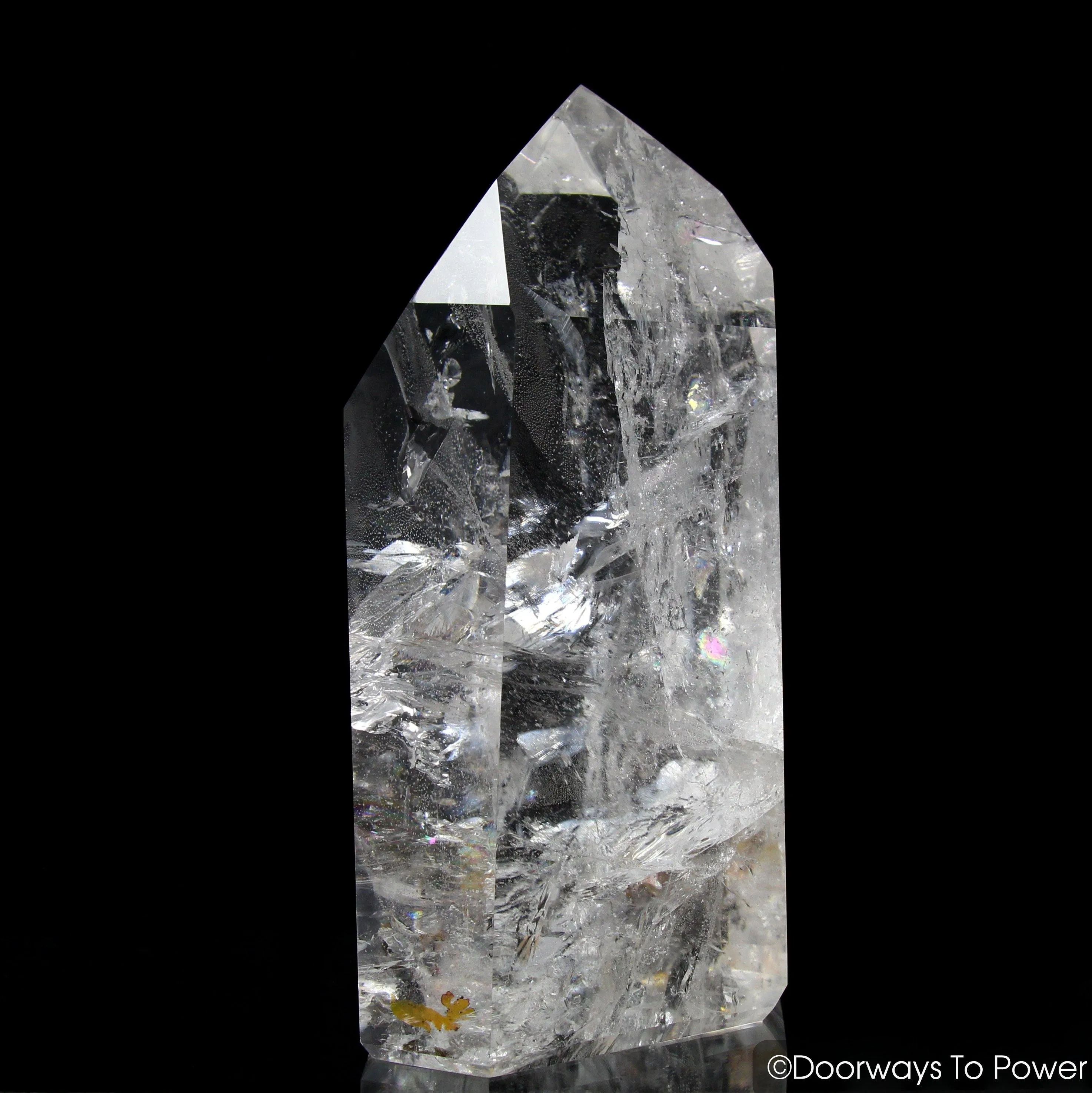 John of God Crystal Point Temple Heart Dow Master Crystal 'Working Wonders' Museum Quality