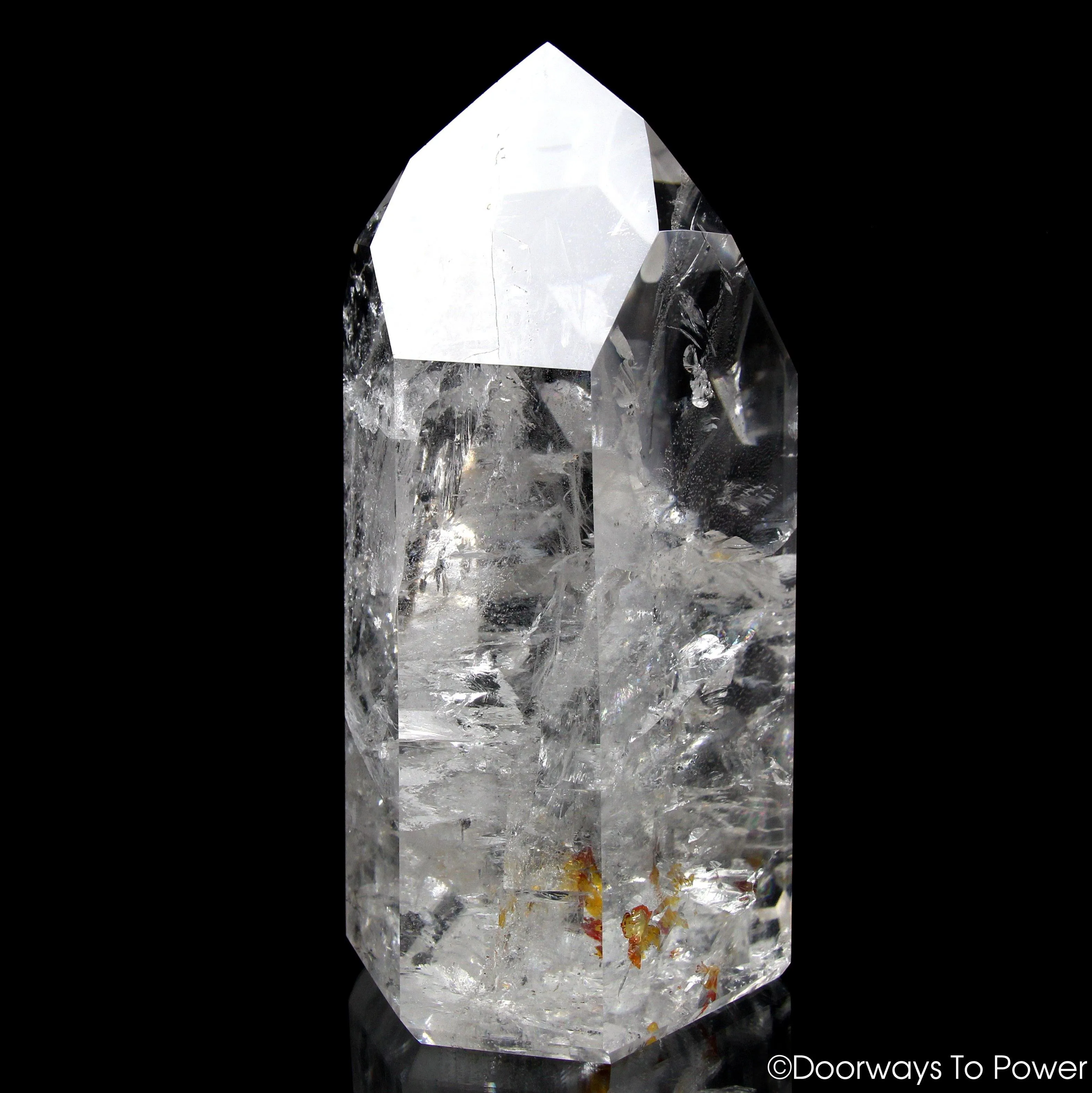 John of God Crystal Point Temple Heart Dow Master Crystal 'Working Wonders' Museum Quality