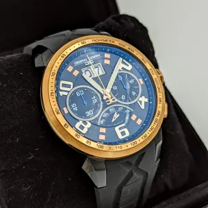 JORG GRAY Chronograph Watch JG5600 Series Two-Tone S.S. Case 47.5mm Wristwatch