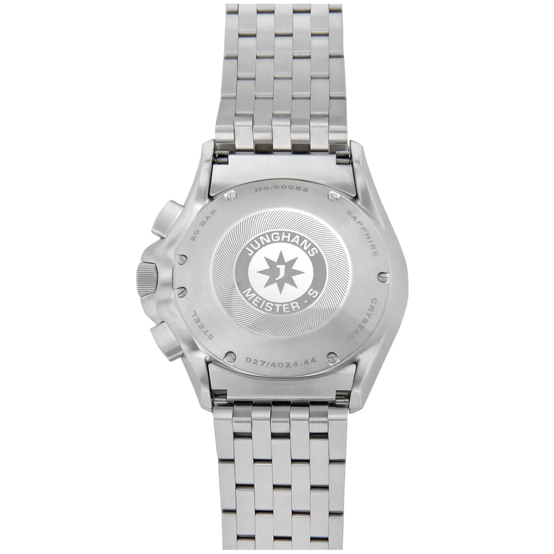 Junghans Meister S Chronoscope Men's Silver Watch 27/4024.45