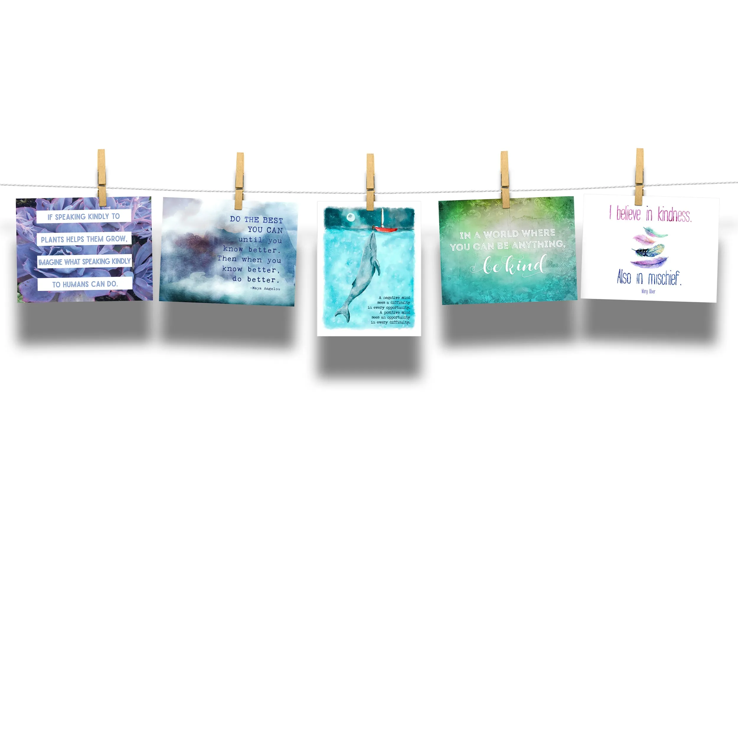 Kind Cards 20-Postcard EXPANSION PACK Kindness Collection