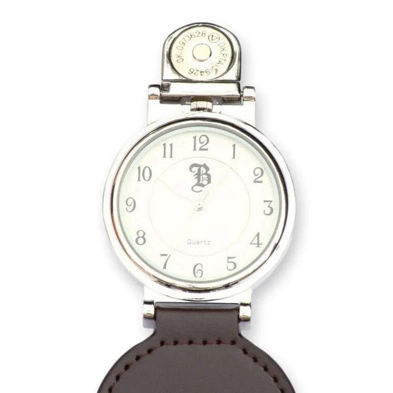Labrador Brown Leather Fob Watch