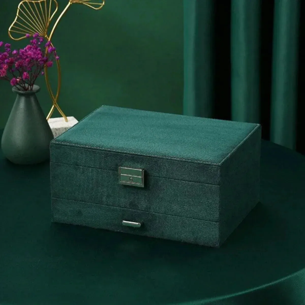 Large Velvet Jewellery Box