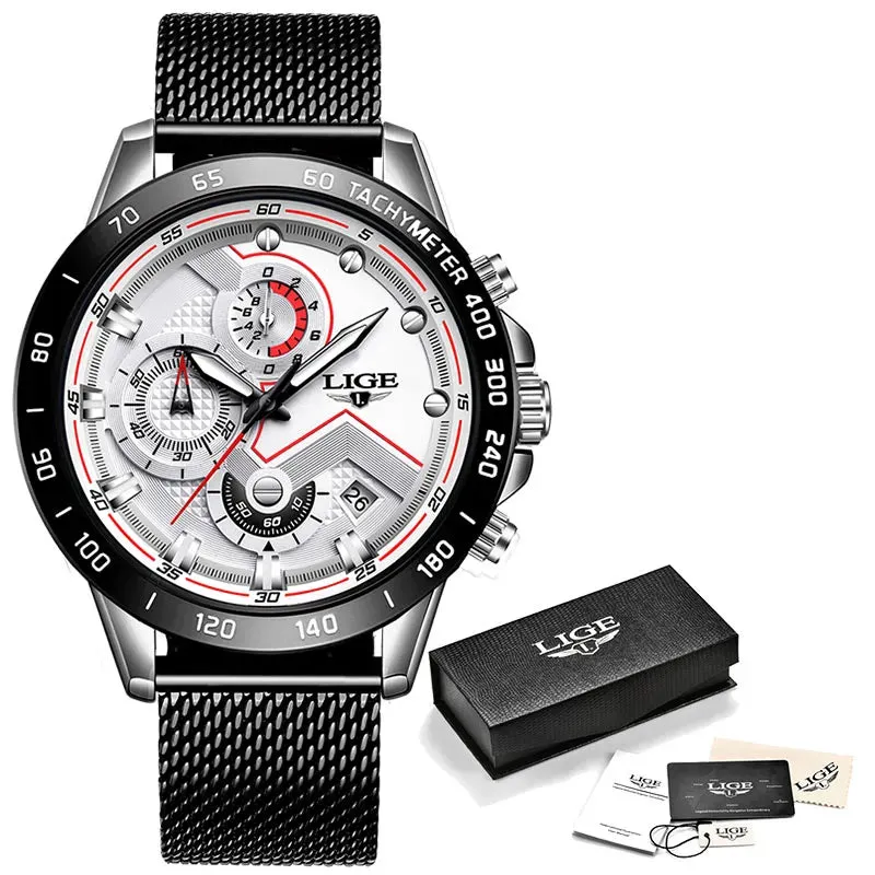 LIGE Men's Watches