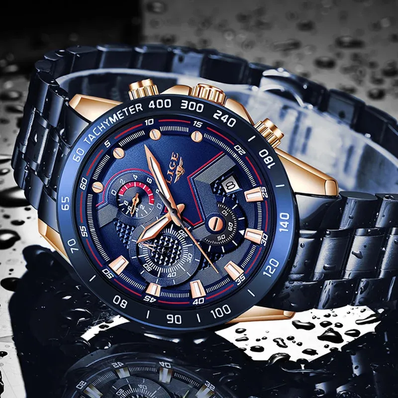 LIGE Men's Watches