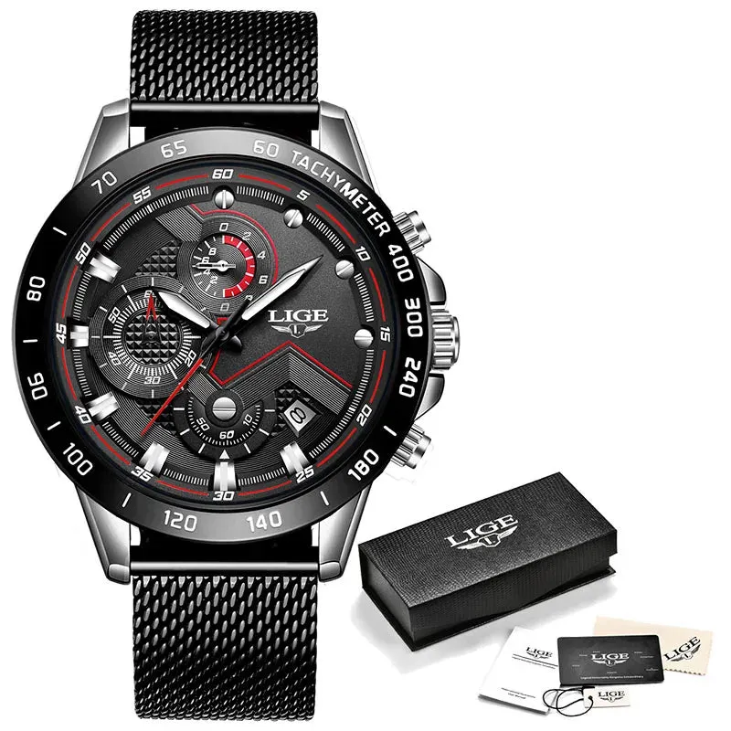 LIGE Men's Watches