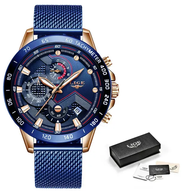 LIGE Men's Watches