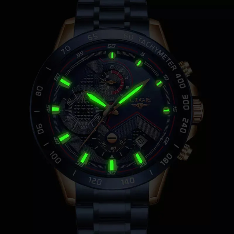LIGE Men's Watches