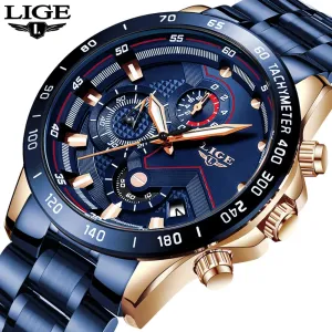 LIGE Men's Watches