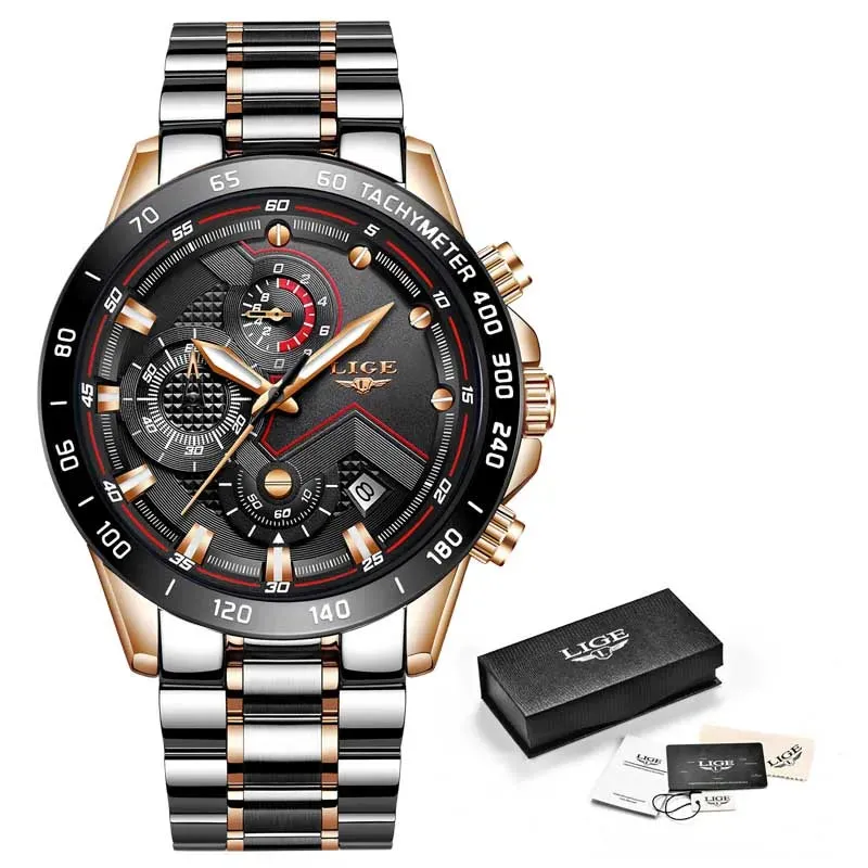 LIGE Men's Watches