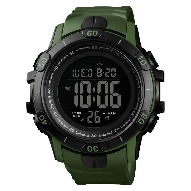 Luminous alarm waterproof electronic watch W2314875