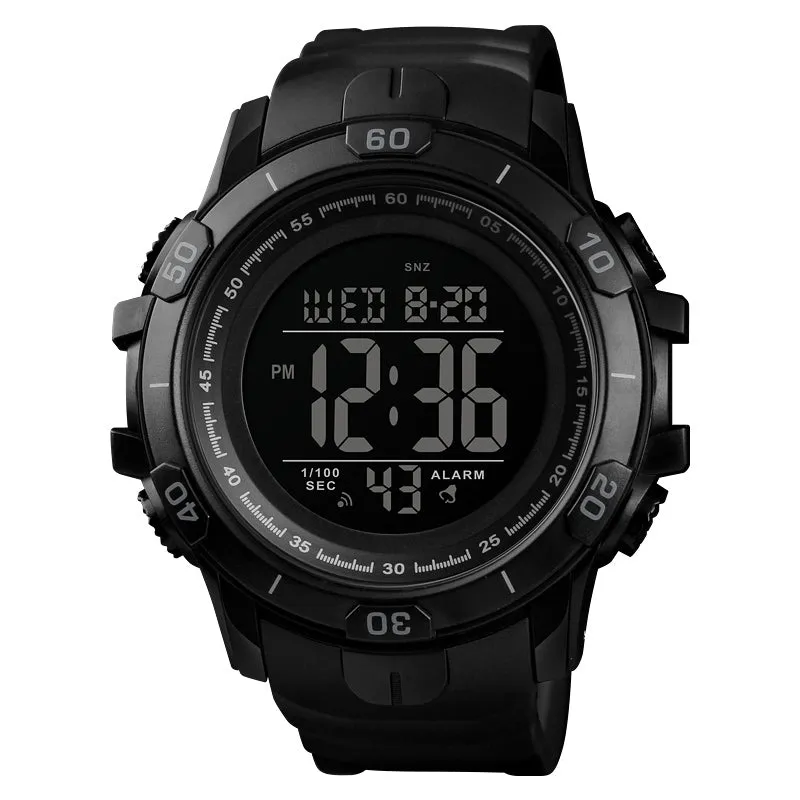 Luminous alarm waterproof electronic watch W2314875