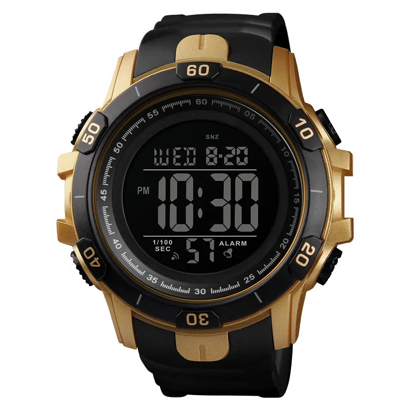 Luminous alarm waterproof electronic watch W2314875