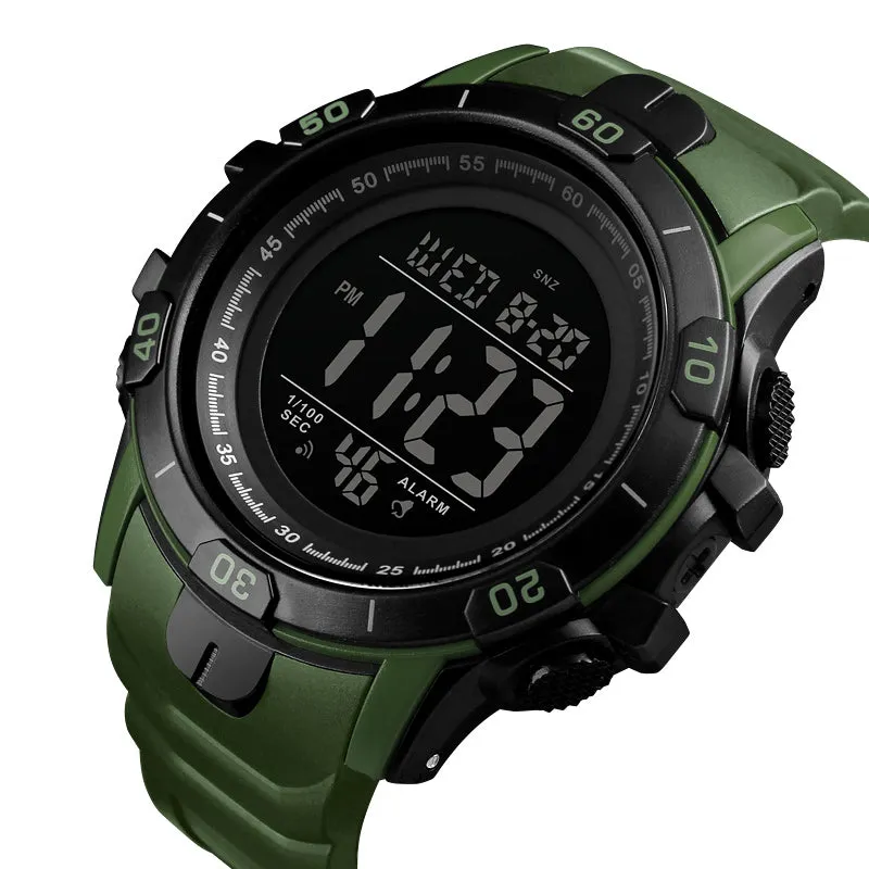 Luminous alarm waterproof electronic watch W2314875