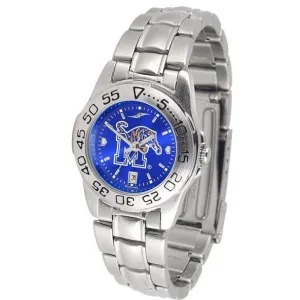 Memphis Tigers Ladies AnoChrome  Steel Band Sports Watch