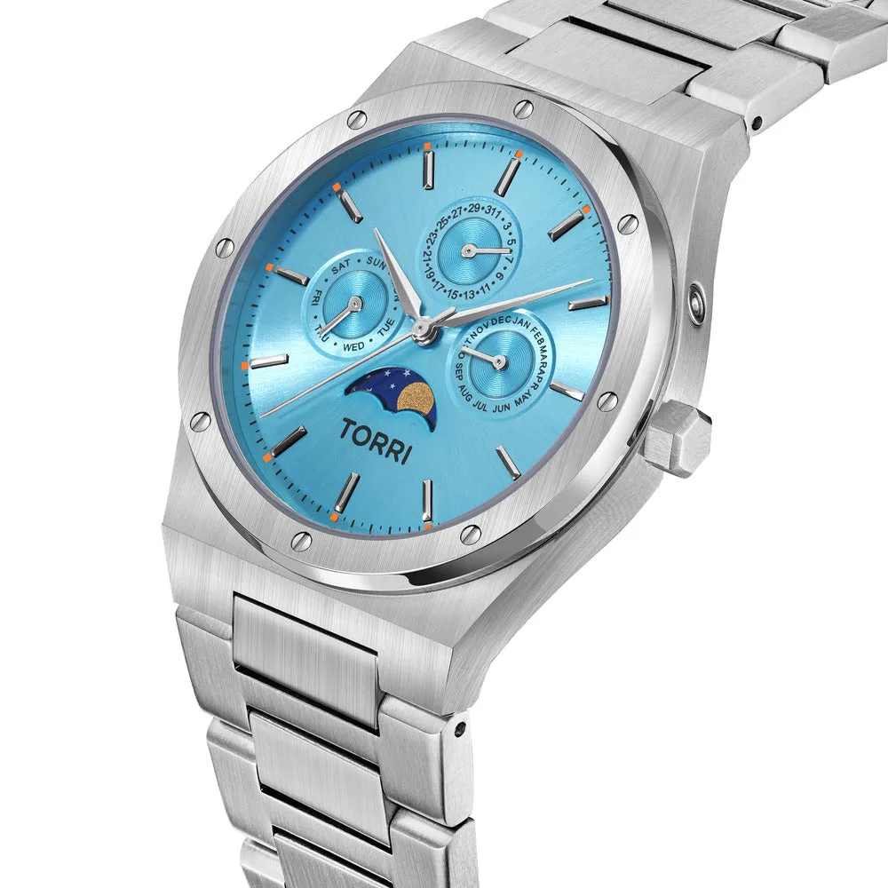 Men 42mm Blue Watch