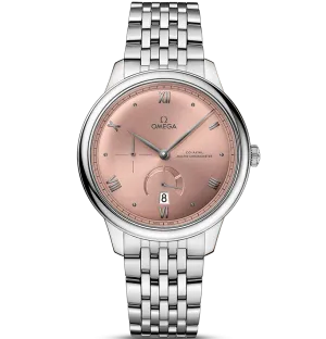OMEGA De Ville Prestige Co-Axial Master Chronometer Power Reserve, 41mm with Salmon Dial