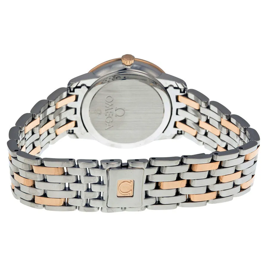 Omega De Ville Prestige Quartz White Mother of Pearl Dial Ladies Watch 424.20.27.60.05.002