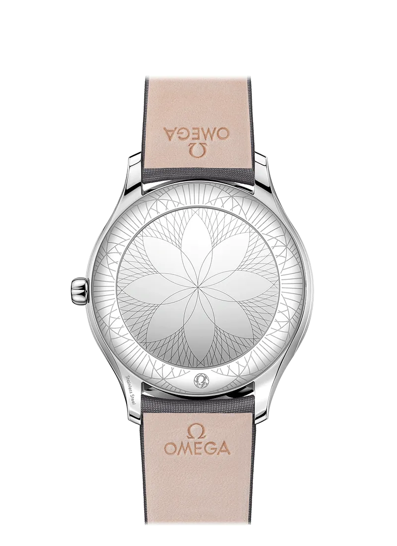 Omega De Ville Tresor Silver Dial 39mm Diamond Watch - 428.17.39.60.02.001