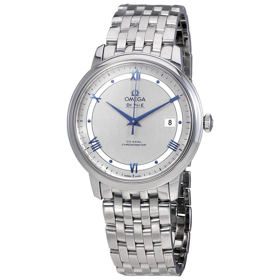 Omega Prestige Co-Axial Automatic Silvery Dial Men's Watch 424.10.40.20.02.001