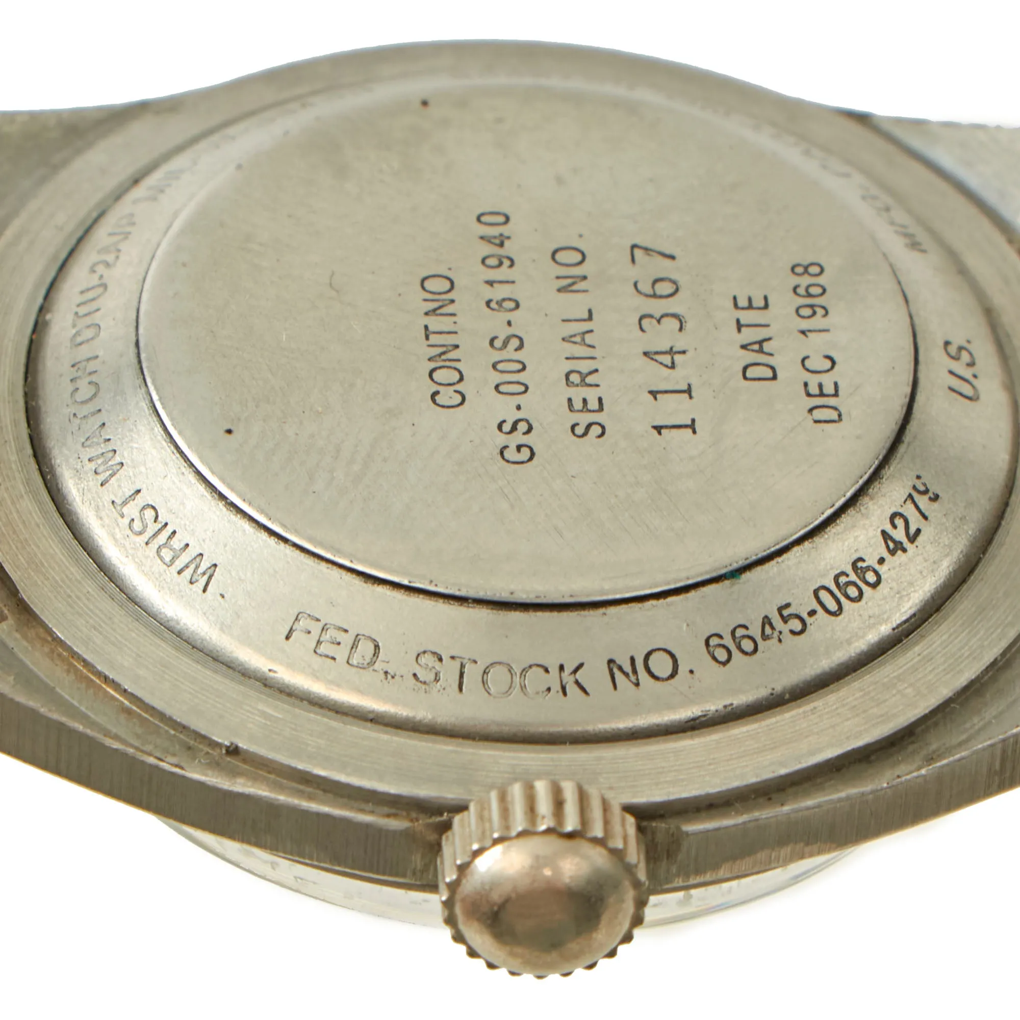Original U.S. Vietnam War Functional Wristwatch - Dated December 1968