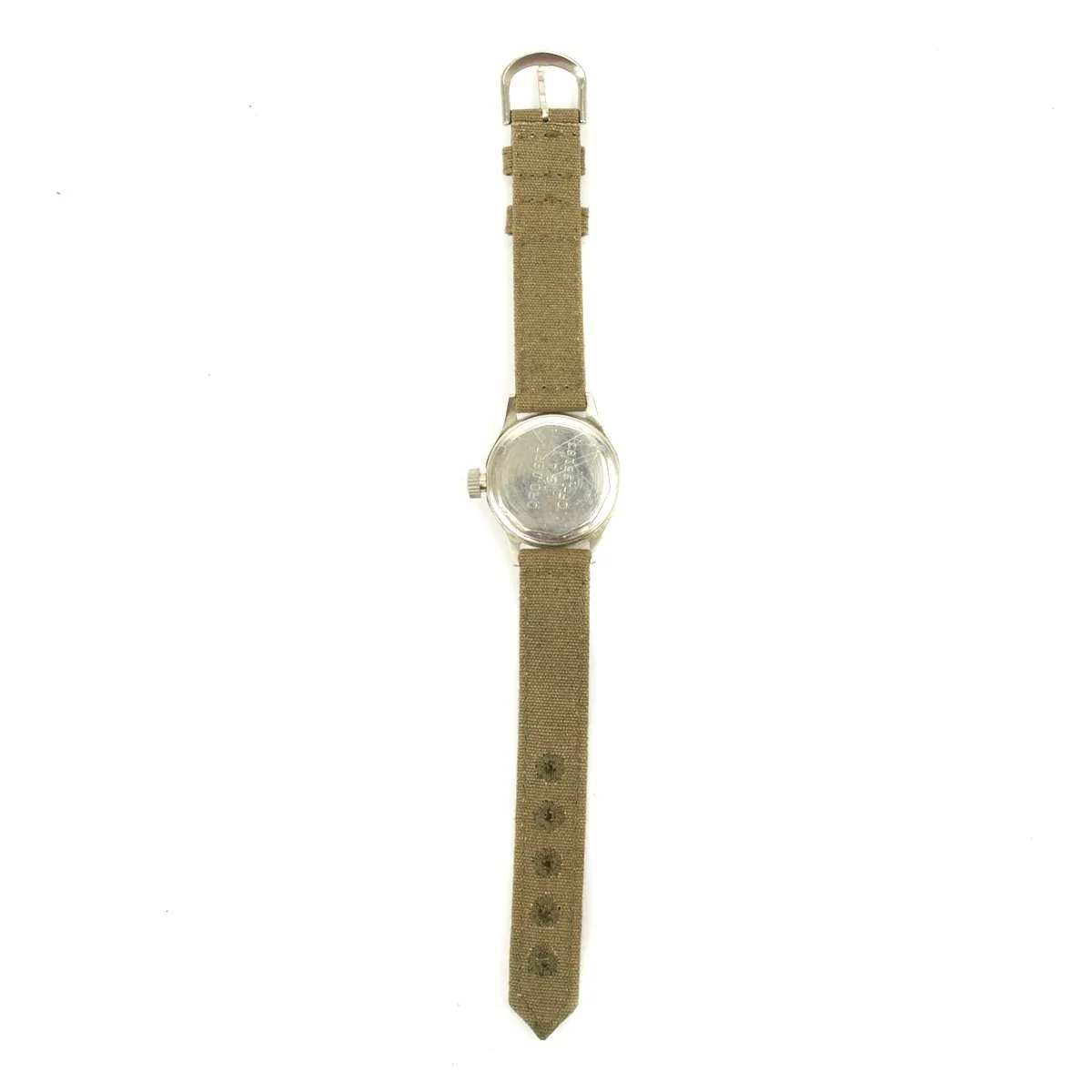 Original U.S. WWII 1943 Army 17-Jewel Wrist Watch by Waltham - Fully Functional