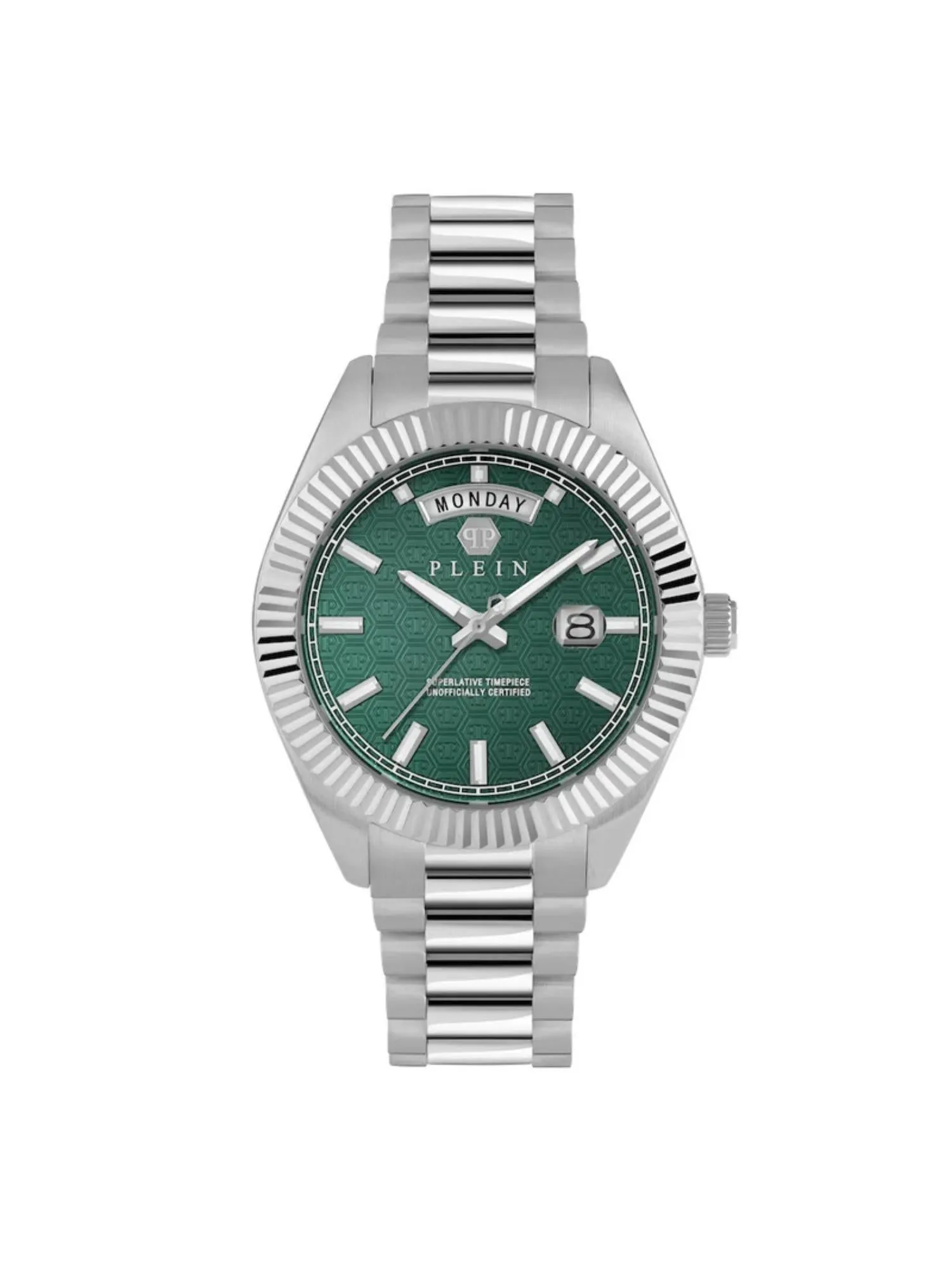 Philipp Plein Men 42 mm Size Green Dial Analog Watch - PWPNA0124