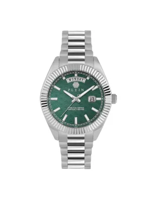 Philipp Plein Men 42 mm Size Green Dial Analog Watch - PWPNA0124