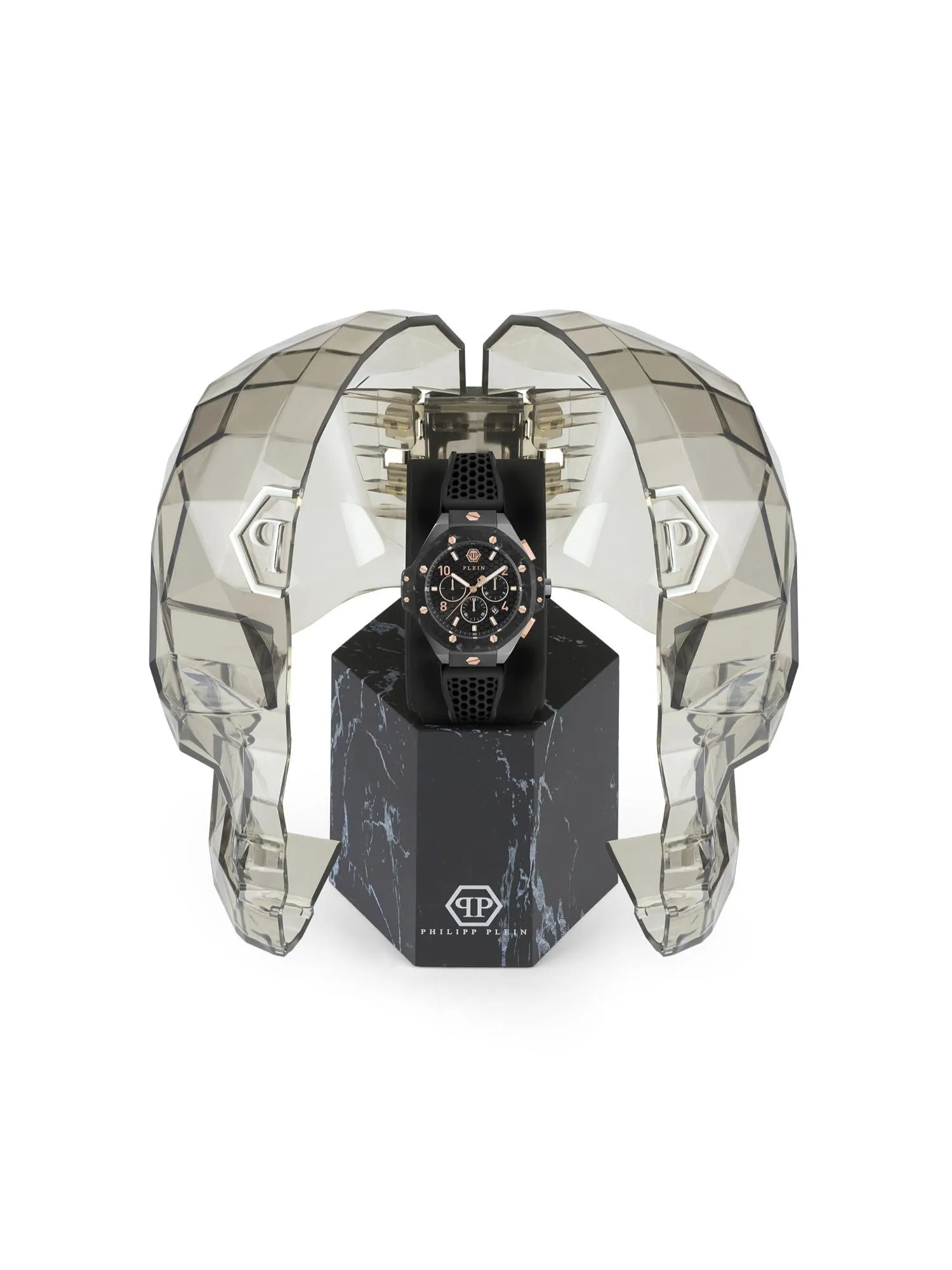 Philipp Plein Men 46 mm Size Black Dial Analog Watch - PWPRA0524