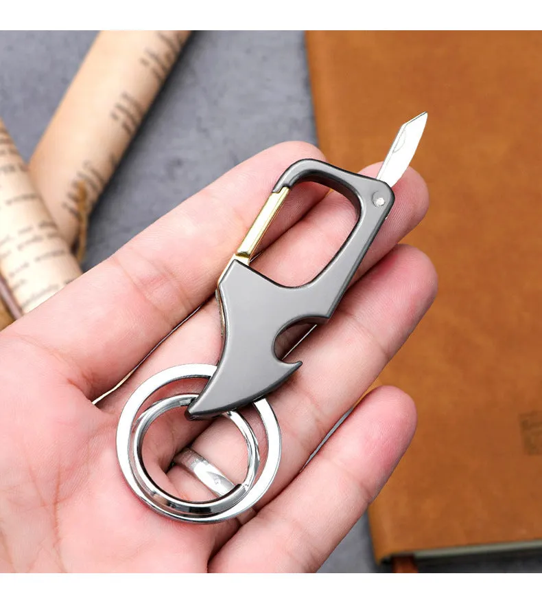 Pocket Knife  Pendant Beer Bottle Opener Keychain