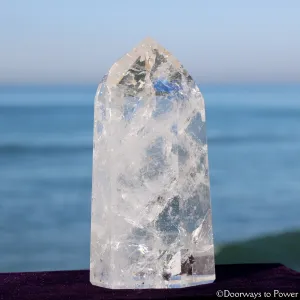 Pure Quartz Temple Heart Dow Master Crystal Point 'Self Mastery' Rare