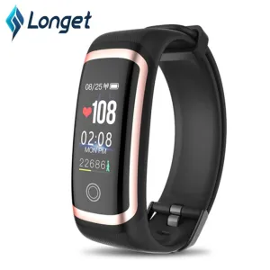 "LONGET" Heart Rate Monitor Fitness Watch color screen Sleep Monitor