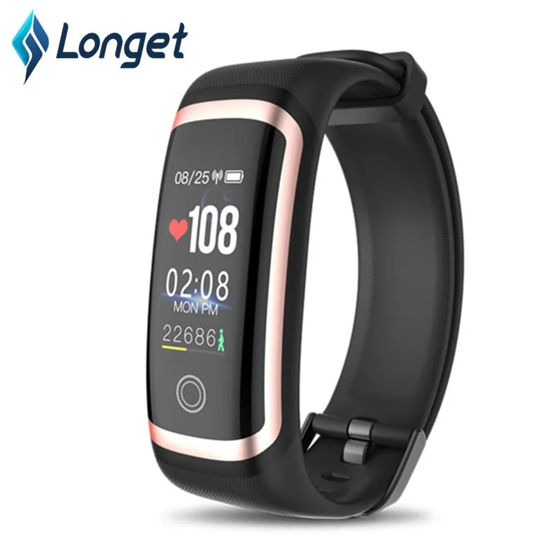 "LONGET" Heart Rate Monitor Fitness Watch color screen Sleep Monitor