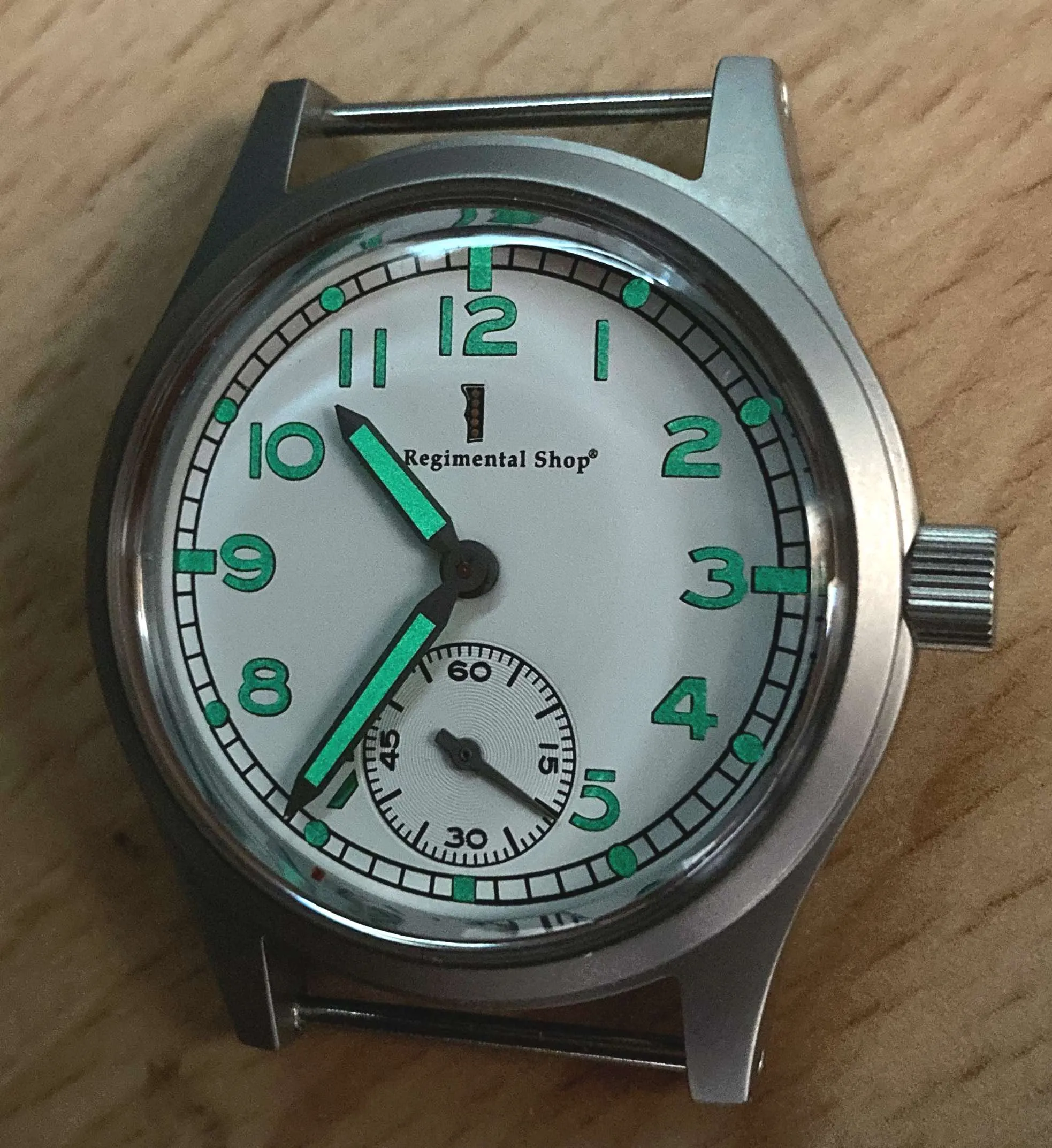 "Special Ops" Military Watch with a Brown Leather Strap