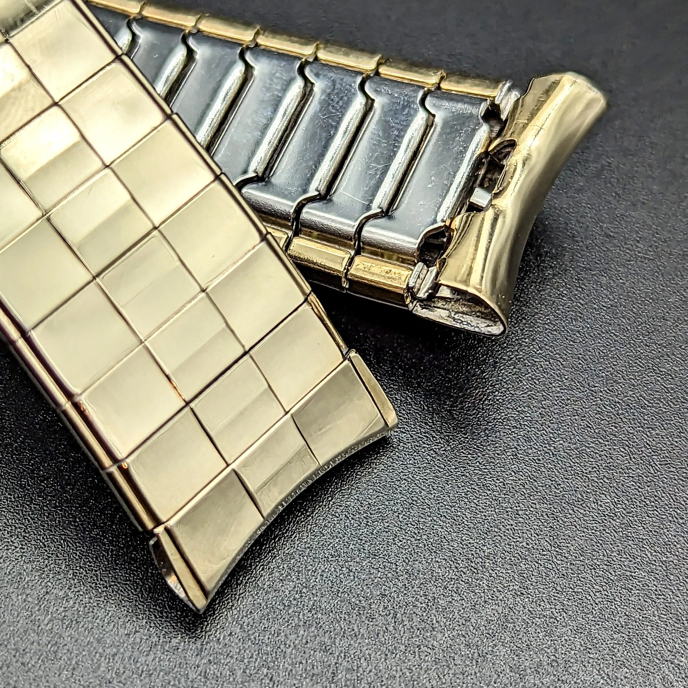 Rare KREISLER 17.5mm Watchband Center Scissor Expansion Vintage Bracelet