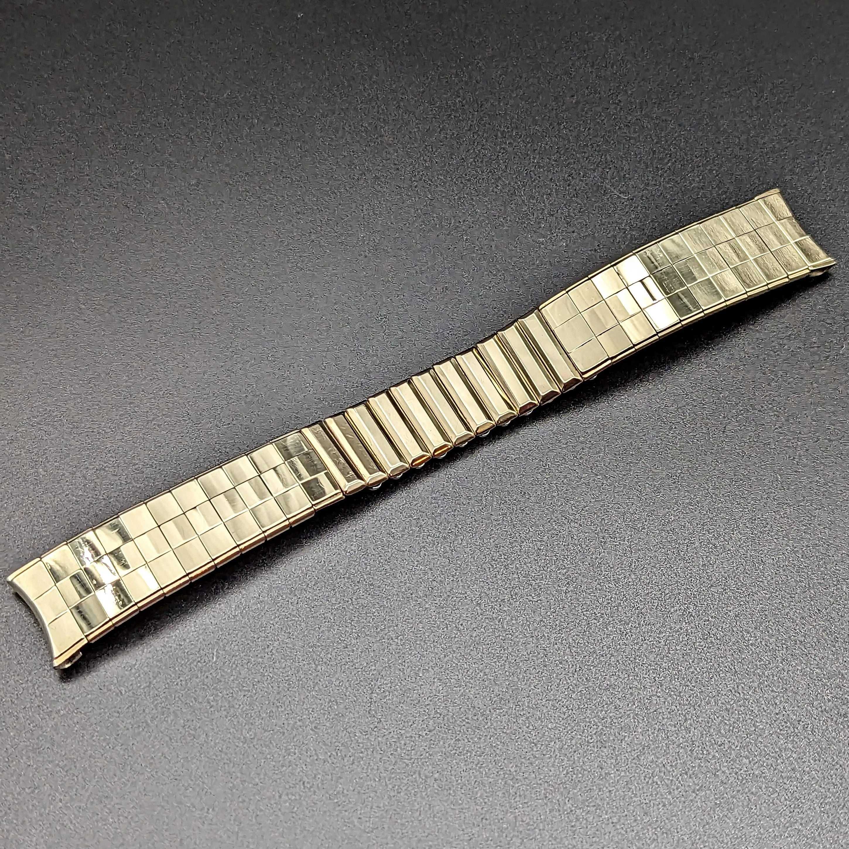 Rare KREISLER 17.5mm Watchband Center Scissor Expansion Vintage Bracelet
