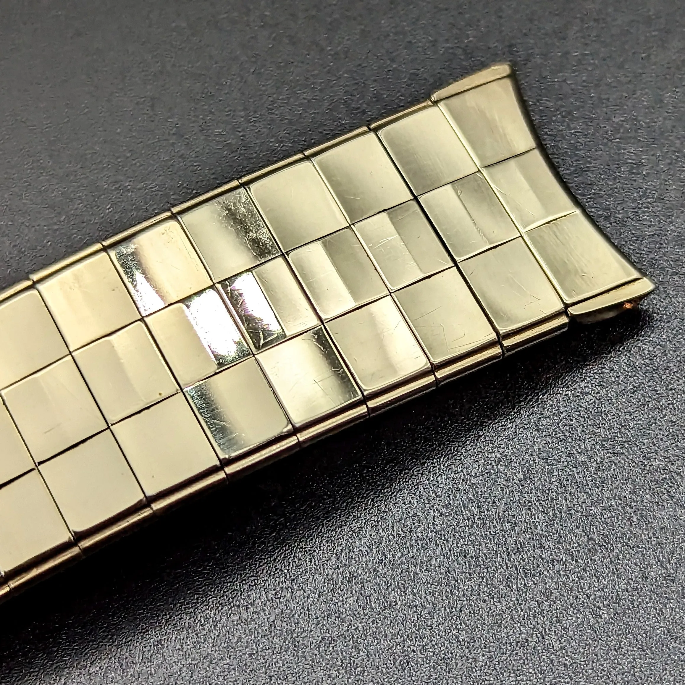 Rare KREISLER 17.5mm Watchband Center Scissor Expansion Vintage Bracelet