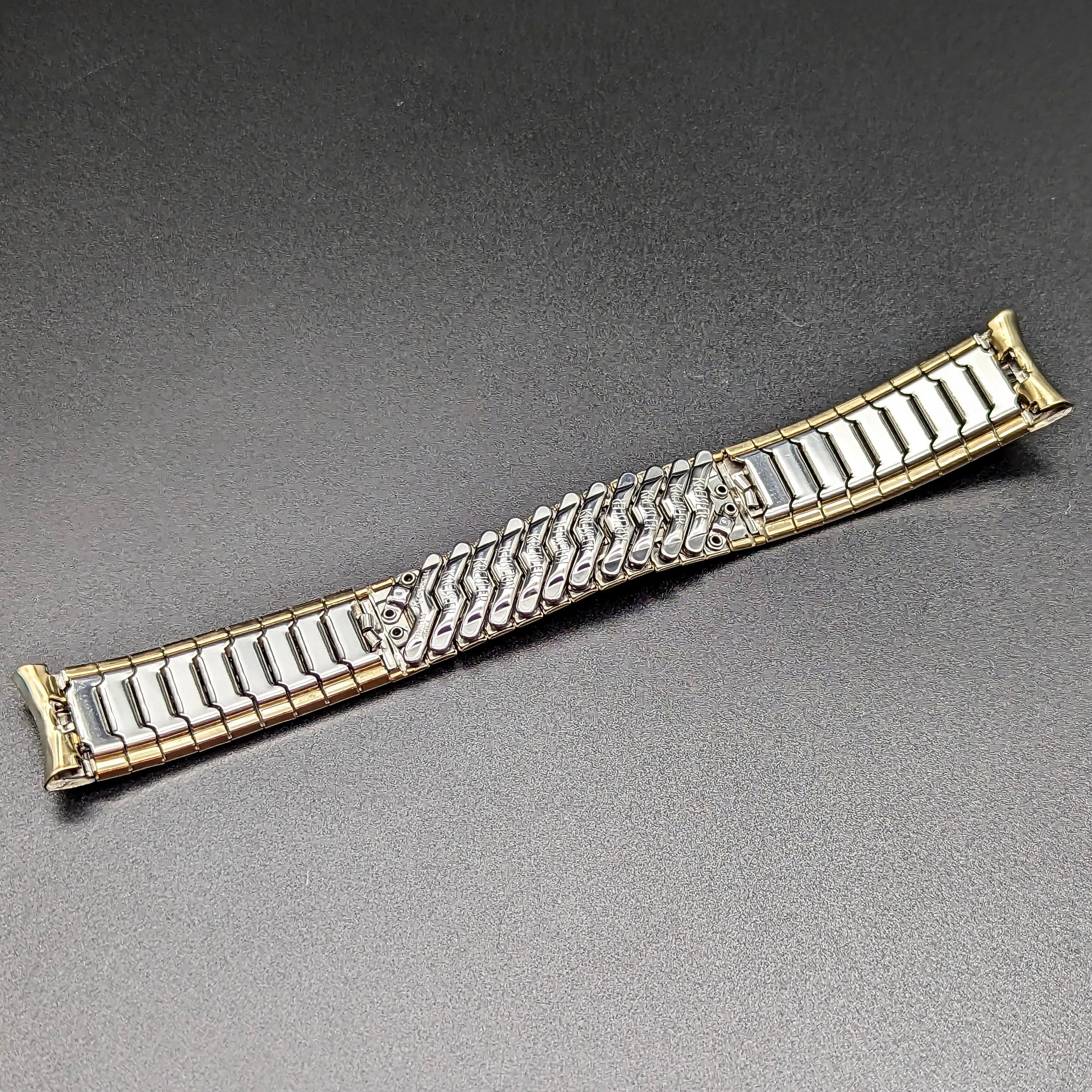 Rare KREISLER 17.5mm Watchband Center Scissor Expansion Vintage Bracelet