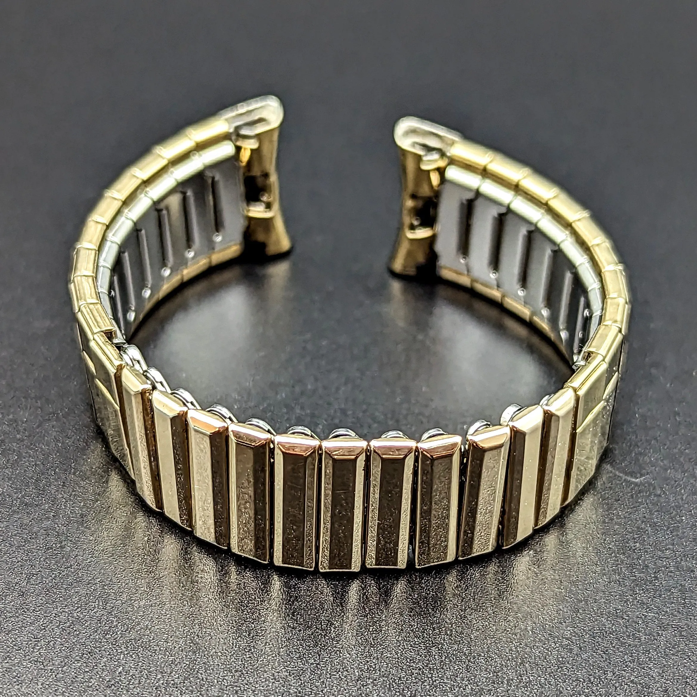 Rare KREISLER 17.5mm Watchband Center Scissor Expansion Vintage Bracelet